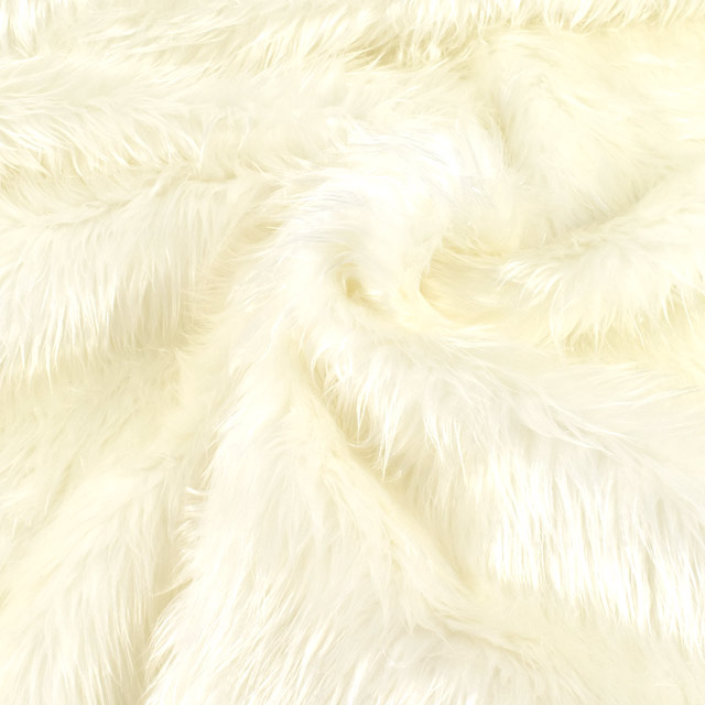 ファー生地 ブライトプードルファー(7750) 1.ホワイト 10Bn99_