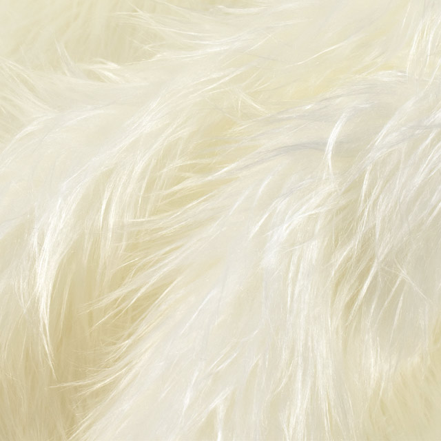 ファー生地 ブライトプードルファー(7750) 1.ホワイト 10Bn99_