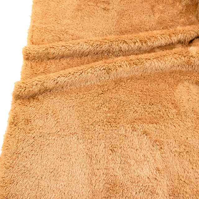 生地 両面ロングボア 約140cm幅×100cmカット(77542-1) B.キャメル 14yy88_