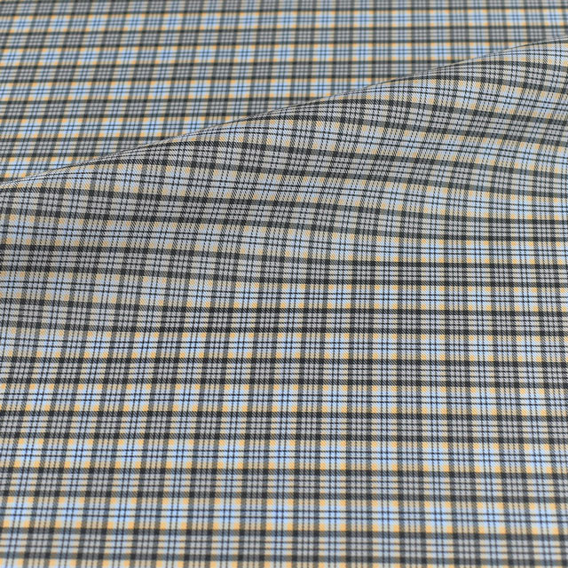 裏地 ミラクルチェック(8004) 1.水色×グレー 09Cx49_