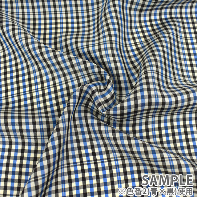 裏地 ミラクルチェック(8006) 1.モスグリーン×ネイビー 09Cx49_