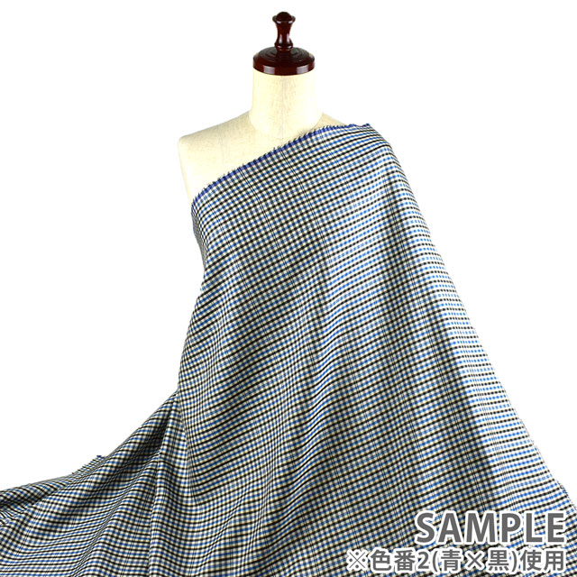 裏地 ミラクルチェック(8006) 1.モスグリーン×ネイビー 09Cx49_