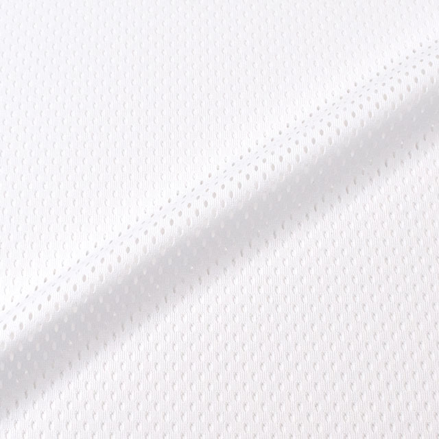 生地 スポーティメッシュ(809) 1.白 10Bk15_