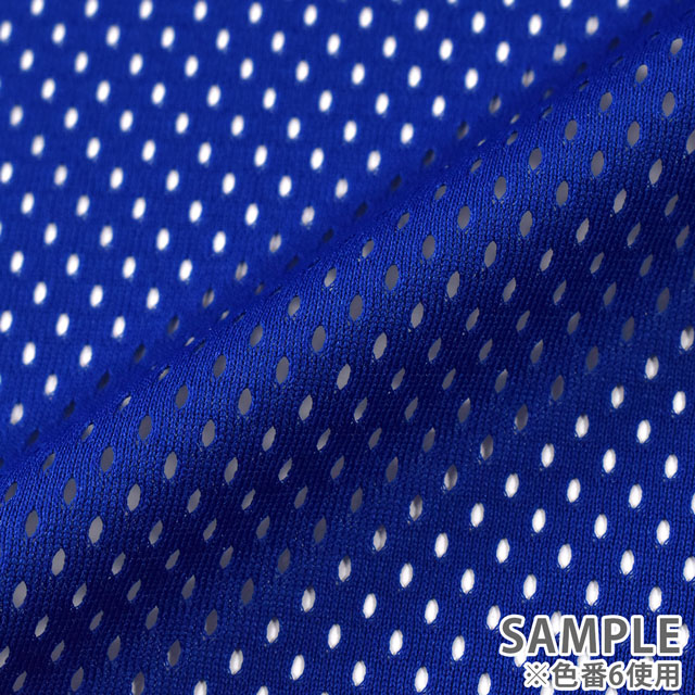 生地 スポーティメッシュ(809) 1.白 10Bk15_