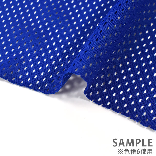 生地 スポーティメッシュ(809) 1.白 10Bk15_