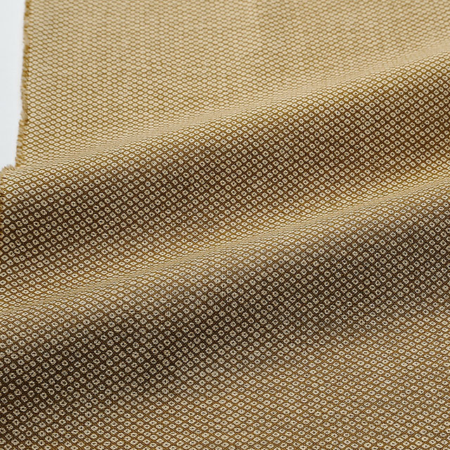 生地 和調プリント鹿の子/シーチング(88225) 1-2.茶 09Ag17_