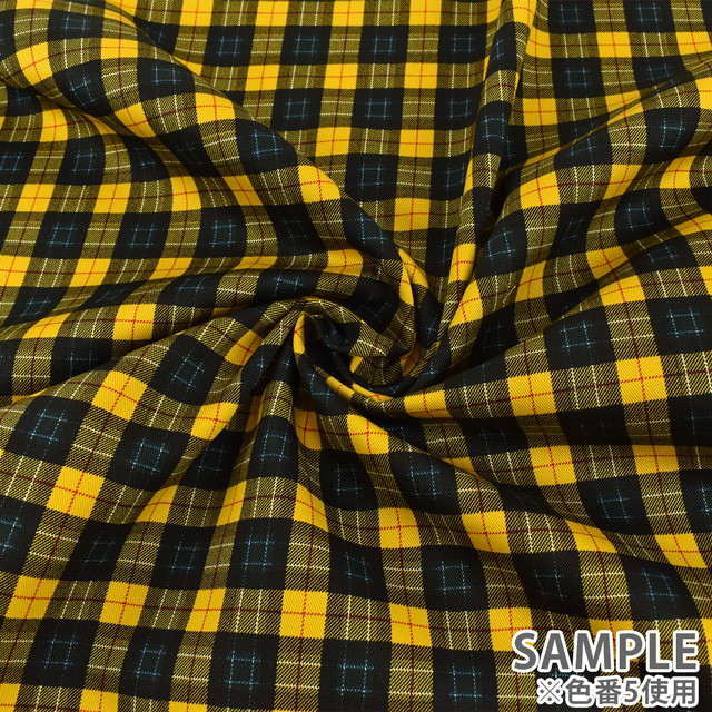 生地 ツイルプリント チェック(88320) 1-18.グレー×ライラック 09Bk22_