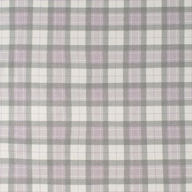 生地 ツイルプリント チェック(88320) 1-18.グレー×ライラック 09Bk22_