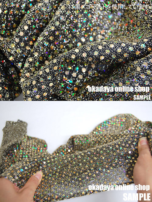 生地 スパンラメジャージミニ(899) 4.ローズ×ローズ 10Ad06_