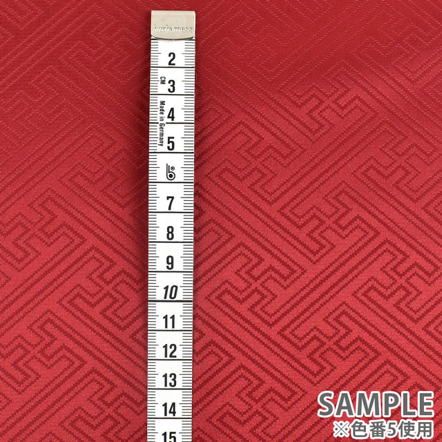 生地 ポリエステルジャガード サヤ型(934) 9.花紺 09Bh18_