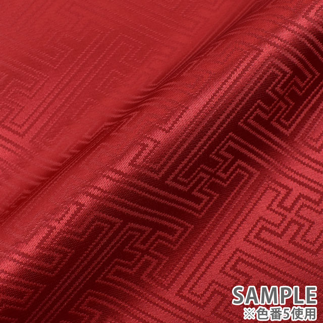 生地 ポリエステルジャガード サヤ型(934) 9.花紺 09Bh18_