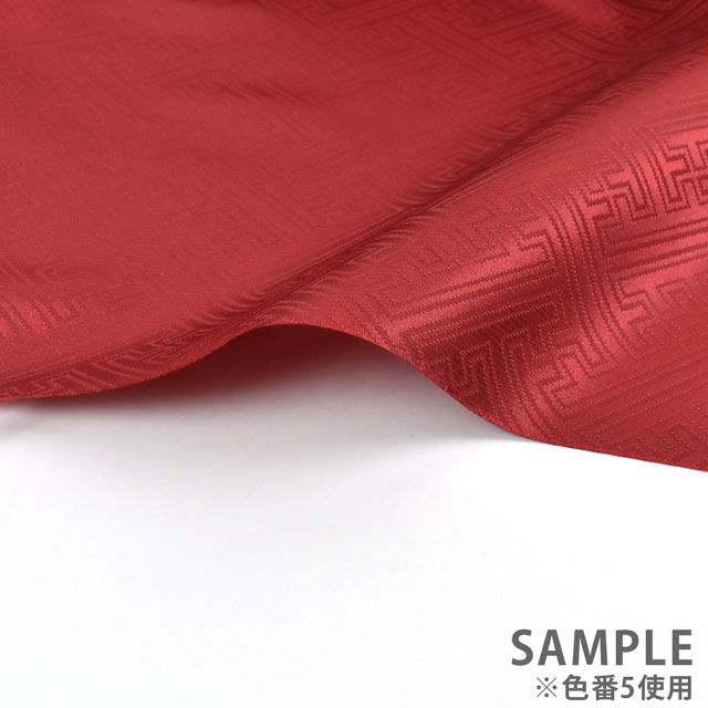 生地 ポリエステルジャガード サヤ型(934) 9.花紺 09Bh18_