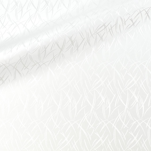 生地 ポリエステルジャガード 松葉型(935) 1.白 09Bh18_