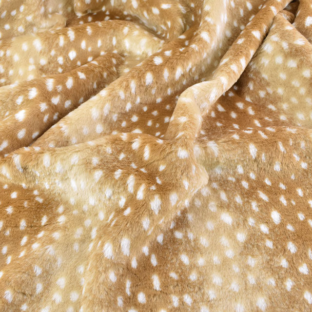 生地 アニマルボア/バンビ柄(9470) 2600.キャメル 10Bn99_