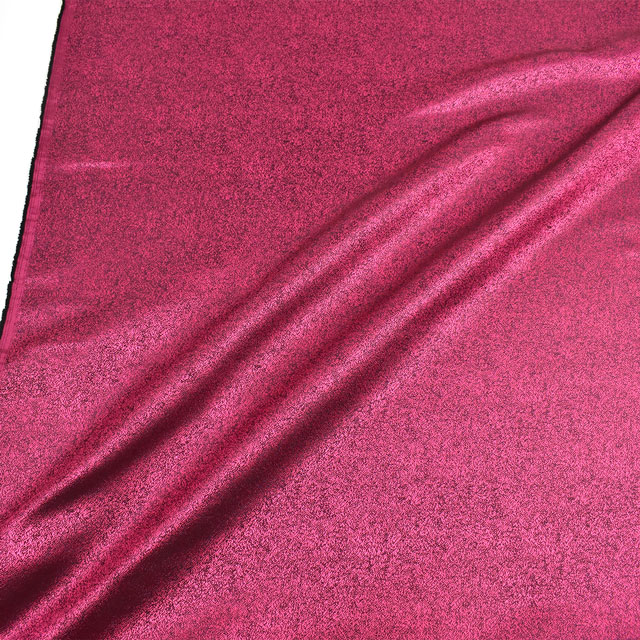 生地 ガラッシアジャガード(968) 5.黒×ピンク 10Aa05_