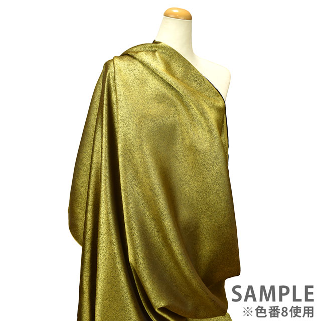 生地 ガラッシアジャガード(968) 5.黒×ピンク 10Aa05_