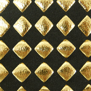 生地 2WAYスタッズ(975) 12.黒地/ゴールドダイヤ箔 10Bl17_