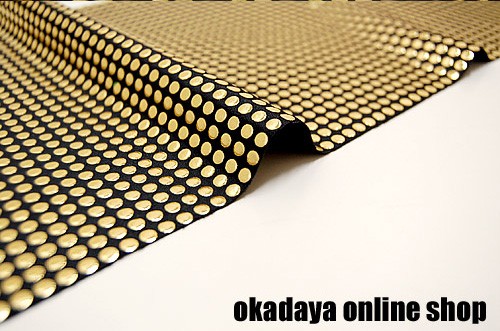 生地 2WAYスタッズ(975) 21.黒地/ガンメタドクロ箔 10Bl17_