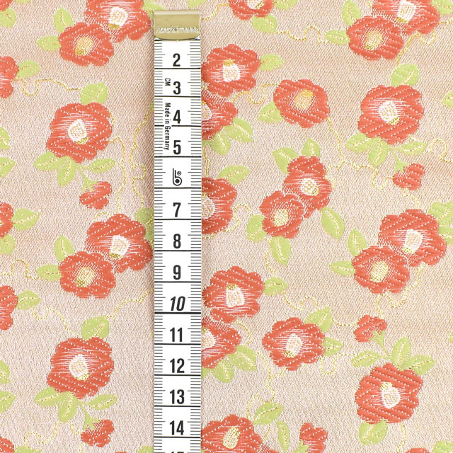 金襴生地 洛レイ胴入 つばき(98-10737) ピンク 09Bh18_