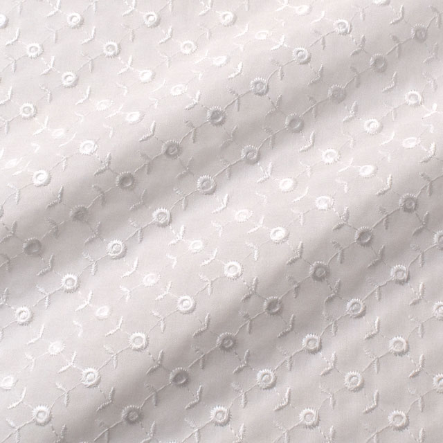 生地 綿ローンレース(9841016) OF.オフ白 99Zz99_