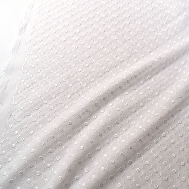 生地 綿ローンレース(9841016) OF.オフ白 99Zz99_