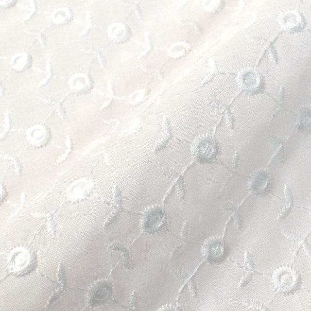 生地 綿ローンレース(9841016) OF.オフ白 99Zz99_