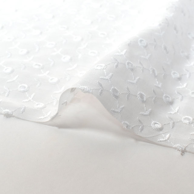 生地 綿ローンレース(9841016) OF.オフ白 99Zz99_