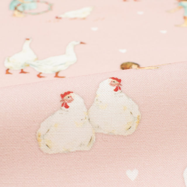 生地 acufactum-アクファクトゥム- カントリーライフ(ACU3523) 610.ピンク 09Ac04_