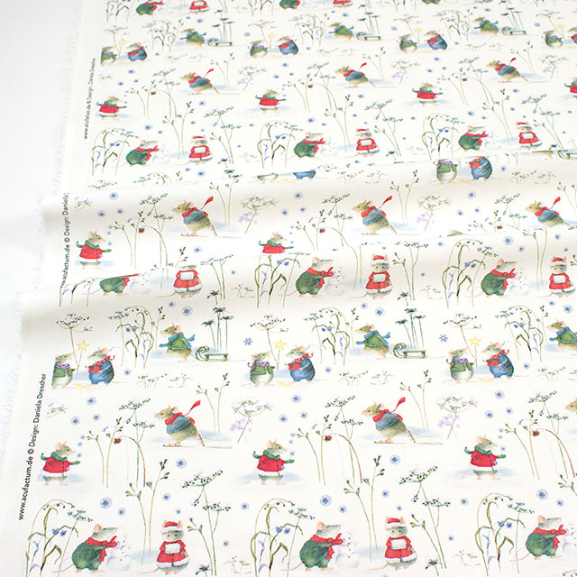 生地 acufactum-アクファクトゥム- 冬のネズミ(ACU3523) 737.オフ 09Ac04_