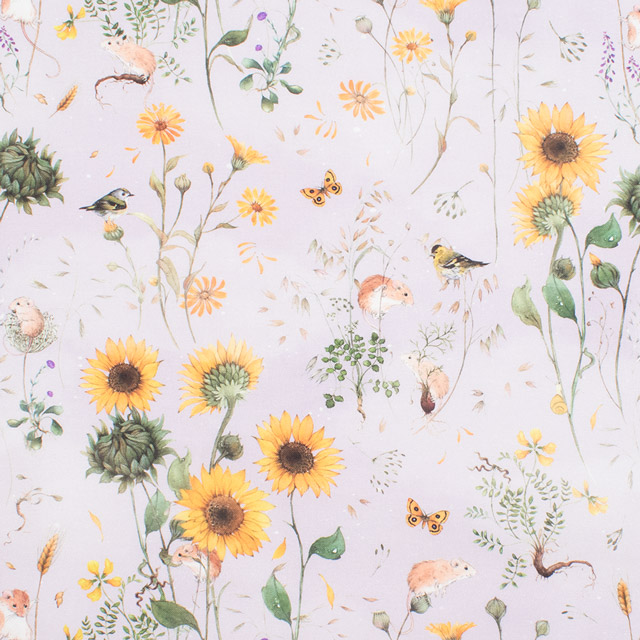 生地 acufactum-アクファクトゥム- ひまわり畑（ACU3523） 842.ラベンダー 09Ac04_