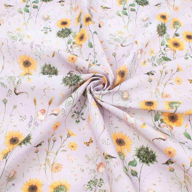 生地 acufactum-アクファクトゥム- ひまわり畑(ACU3523) 842.ラベンダー 09Ac04_