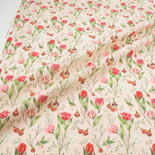 生地 acufactum-アクファクトゥム- チューリップタイム(ACU3523) 881.ピンク 09Ac04_