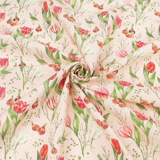 生地 acufactum-アクファクトゥム- チューリップタイム(ACU3523) 881.ピンク 09Ac04_