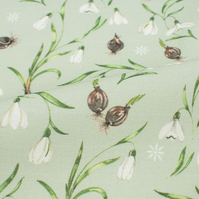 生地 acufactum-アクファクトゥム- スノードロップ(ACU3523) 875.グリーン 09Ac04_