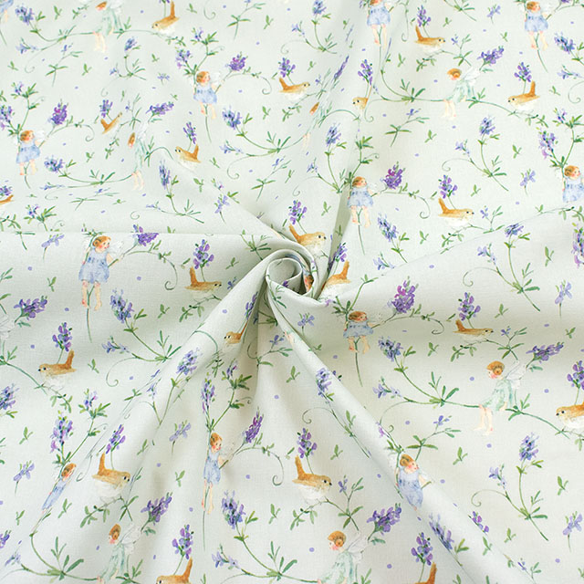 生地 acufactum-アクファクトゥム- ラベンダーの妖精(HC-ACU3523) 370.グリーン 09Ac04_