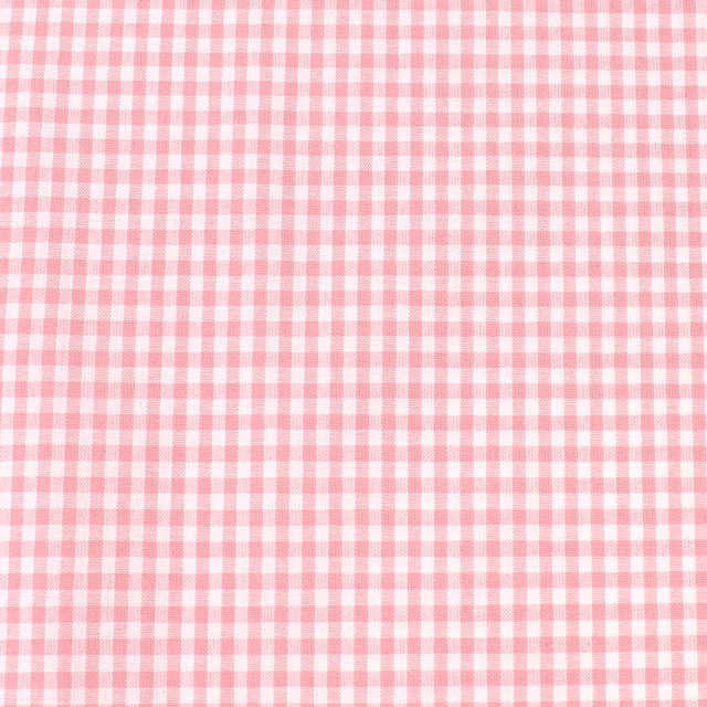 生地 交織ダンガリー チェック 小(AD46300) 89.ピンク 09Bk22_