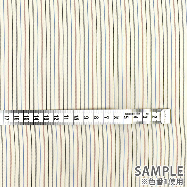 裏地 先染めストライプ(AK5100) 2.グレー×黒・エンジ・青 09Cx50_