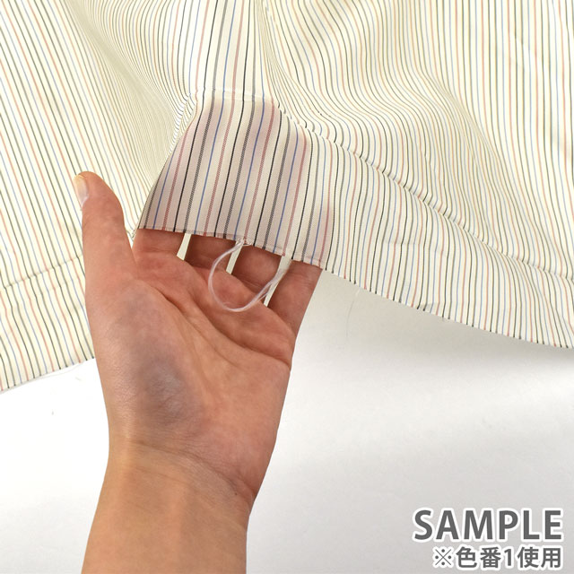 裏地 先染めストライプ(AK5100) 2.グレー×黒・エンジ・青 09Cx50_