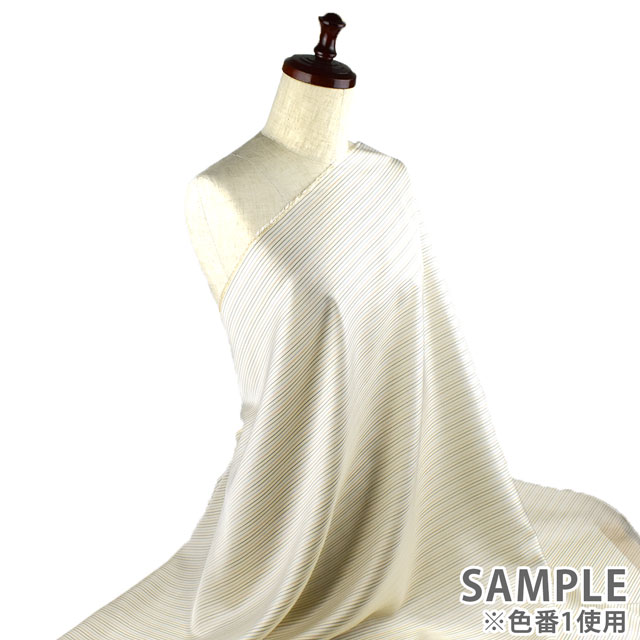 裏地 先染めストライプ(AK5100) 2.グレー×黒・エンジ・青 09Cx50_