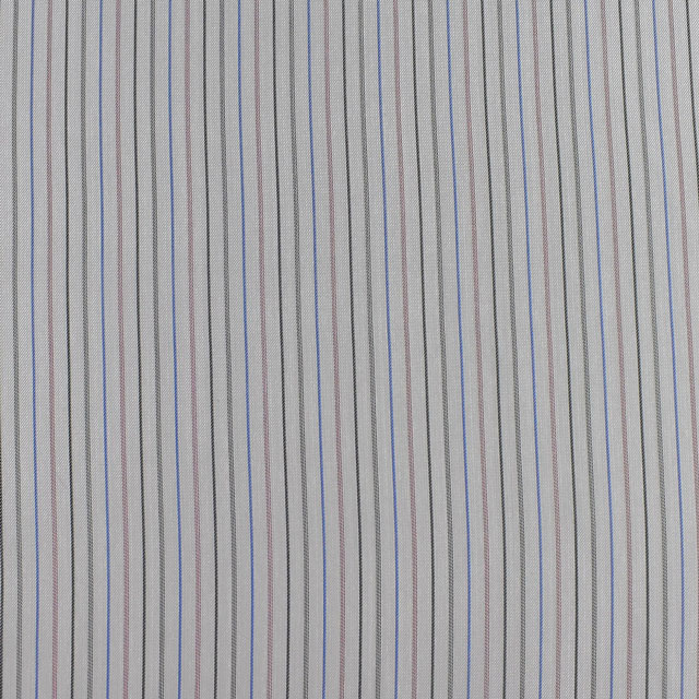 裏地 先染めストライプ(AK5100) 2.グレー×黒・エンジ・青 09Cx50_