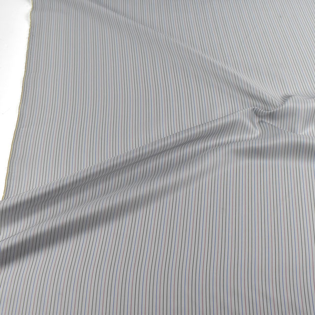 裏地 先染めストライプ(AK5100) 2.グレー×黒・エンジ・青 09Cx50_