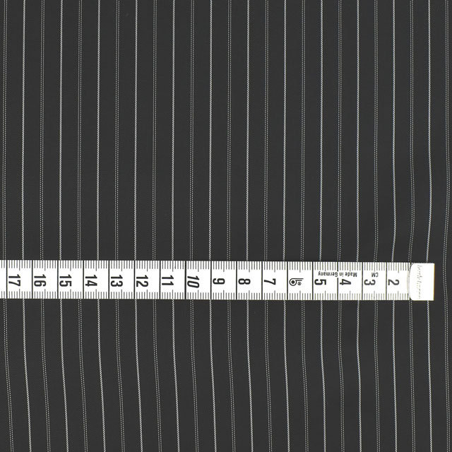 裏地 先染めストライプ(AK5100) 31.黒×白 09Cx50_