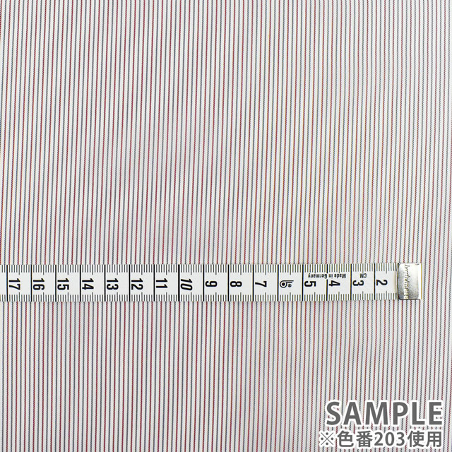 裏地 先染めストライプ(AK5100) 203.白×グレー・エンジ 09Cx50_
