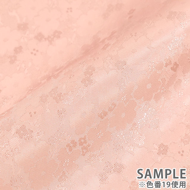 裏地 フラワーガーデンジャガード(AK821) 8.赤 09Cx49_