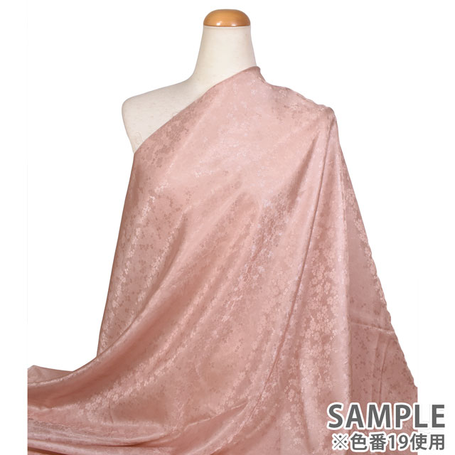 裏地 フラワーガーデンジャガード(AK821) 8.赤 09Cx49_