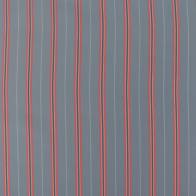 606.グレー地×赤・紺