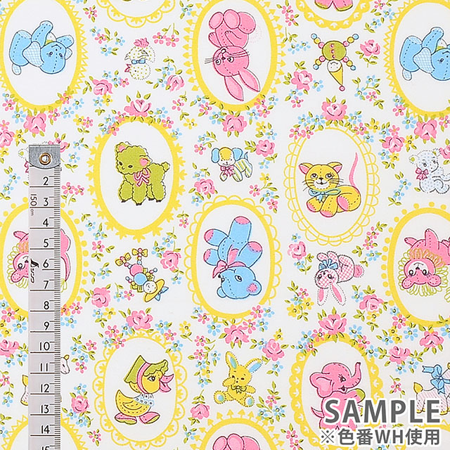 生地 アニマルランド YE.イエロー 99Zz99_