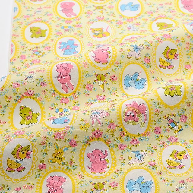 生地 アニマルランド YE.イエロー 99Zz99_