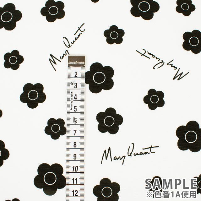 生地 MARY QUANT-マリー・クヮント- スモールフラワー/オックス(AP1020S) 1A.オフ 09Ac04_