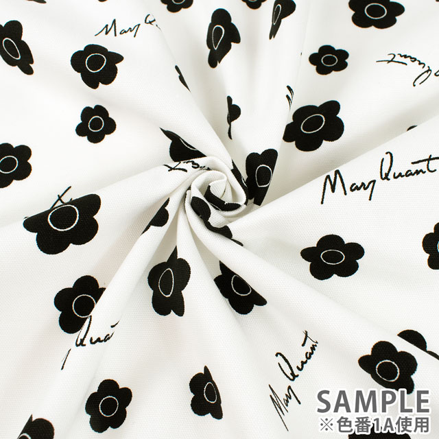 生地 MARY QUANT-マリー・クヮント- スモールフラワー/オックス(AP1020S) 1A.オフ 09Ac04_